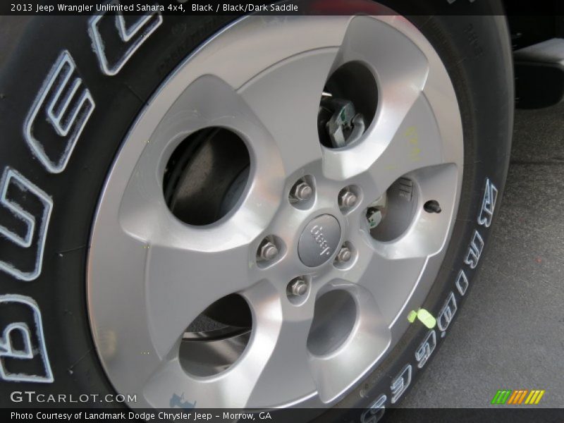 Black / Black/Dark Saddle 2013 Jeep Wrangler Unlimited Sahara 4x4