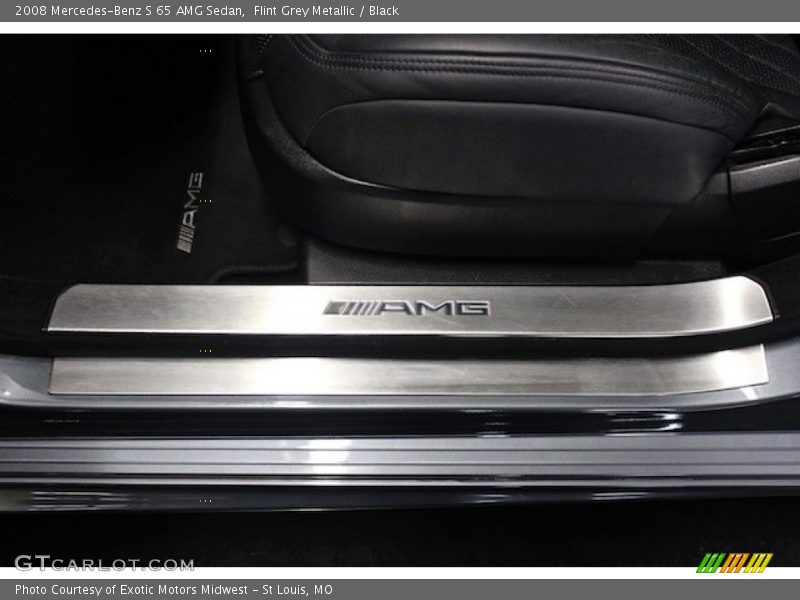 Flint Grey Metallic / Black 2008 Mercedes-Benz S 65 AMG Sedan