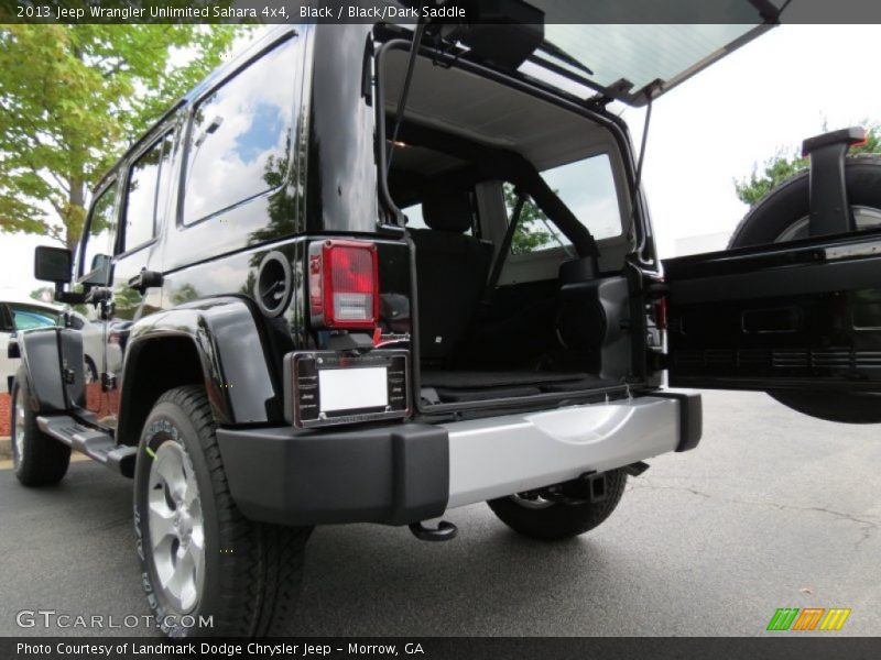 Black / Black/Dark Saddle 2013 Jeep Wrangler Unlimited Sahara 4x4