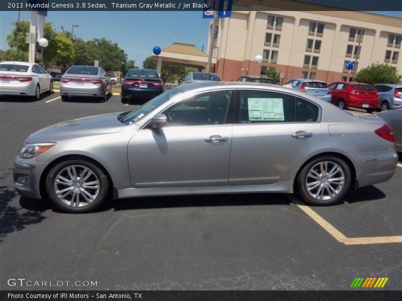 Titanium Gray Metallic / Jet Black 2013 Hyundai Genesis 3.8 Sedan