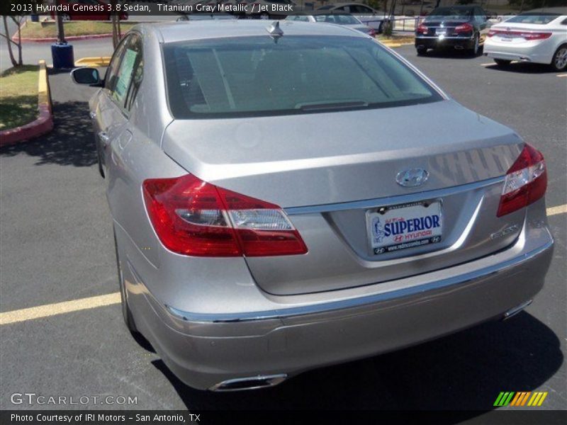Titanium Gray Metallic / Jet Black 2013 Hyundai Genesis 3.8 Sedan