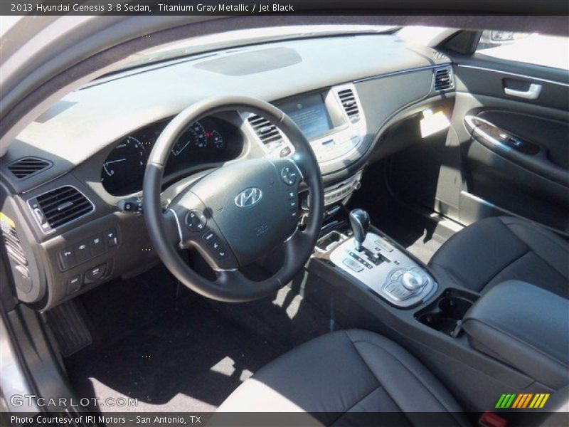 Titanium Gray Metallic / Jet Black 2013 Hyundai Genesis 3.8 Sedan