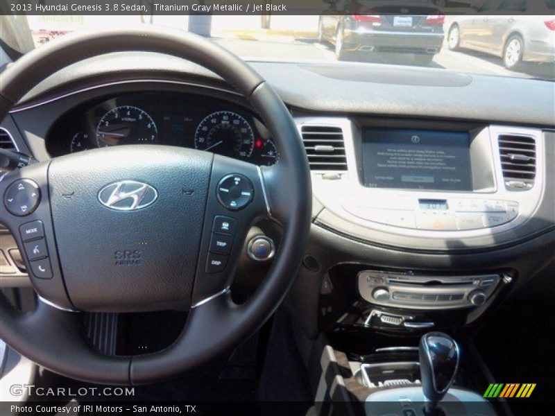 Titanium Gray Metallic / Jet Black 2013 Hyundai Genesis 3.8 Sedan