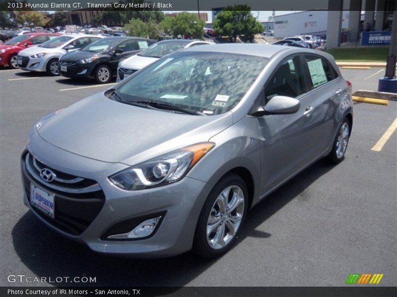 Titanium Gray Metallic / Black 2013 Hyundai Elantra GT