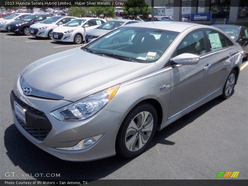 Hyper Silver Metallic / Gray 2013 Hyundai Sonata Hybrid Limited