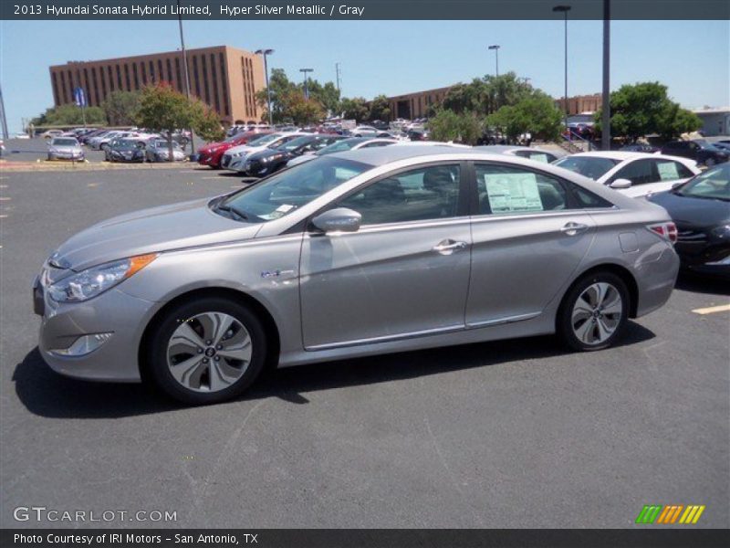 Hyper Silver Metallic / Gray 2013 Hyundai Sonata Hybrid Limited