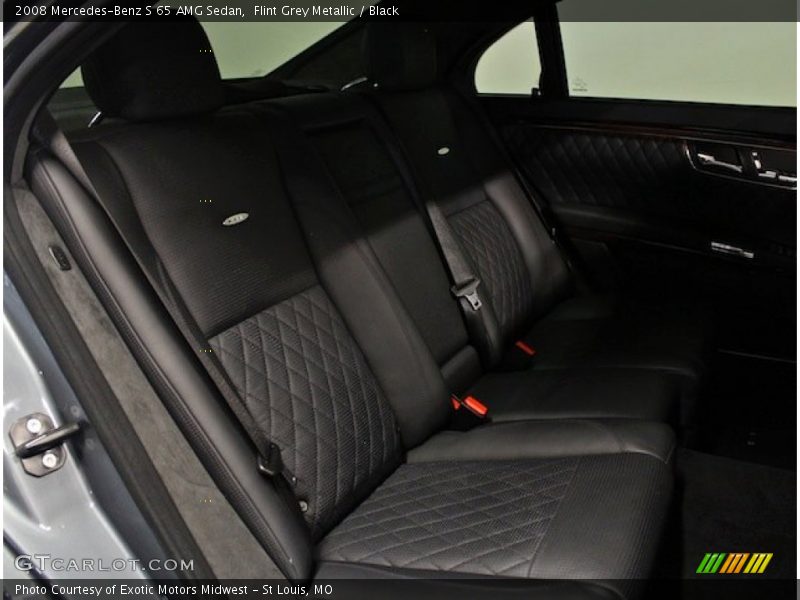 Rear Seat of 2008 S 65 AMG Sedan