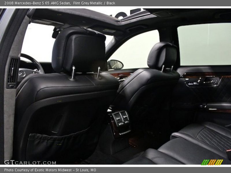 Flint Grey Metallic / Black 2008 Mercedes-Benz S 65 AMG Sedan