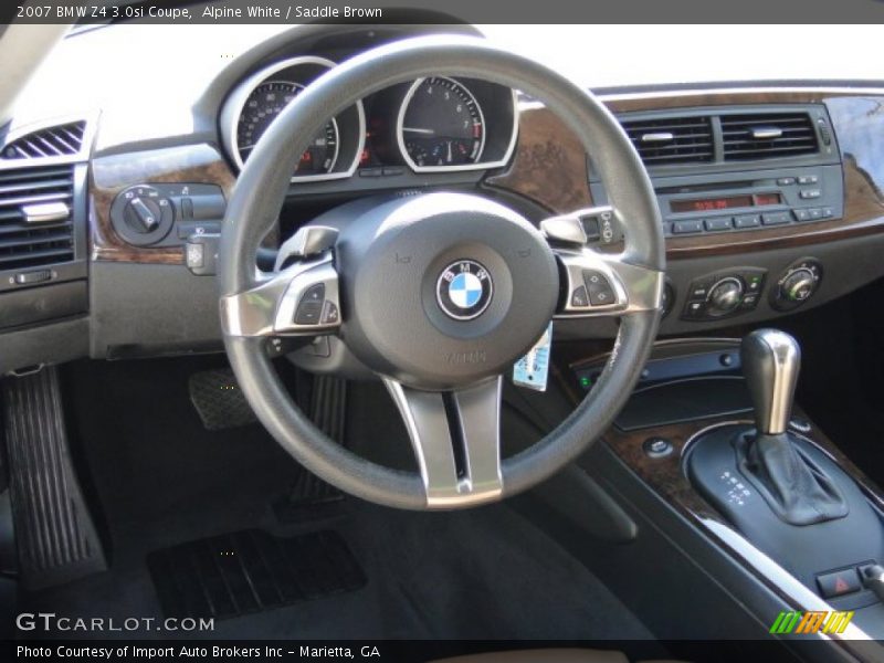 Dashboard of 2007 Z4 3.0si Coupe