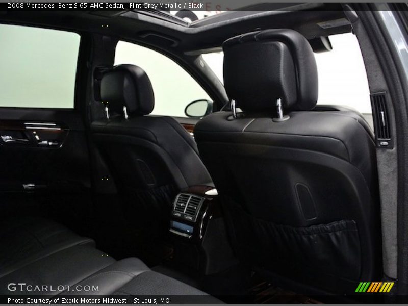Flint Grey Metallic / Black 2008 Mercedes-Benz S 65 AMG Sedan