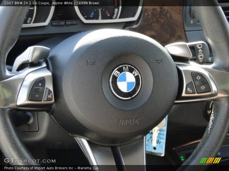 Controls of 2007 Z4 3.0si Coupe