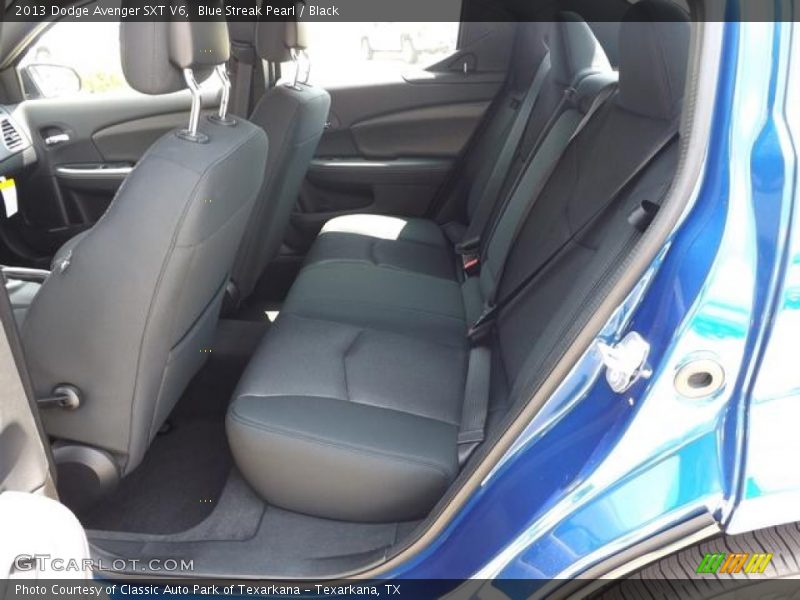 Blue Streak Pearl / Black 2013 Dodge Avenger SXT V6