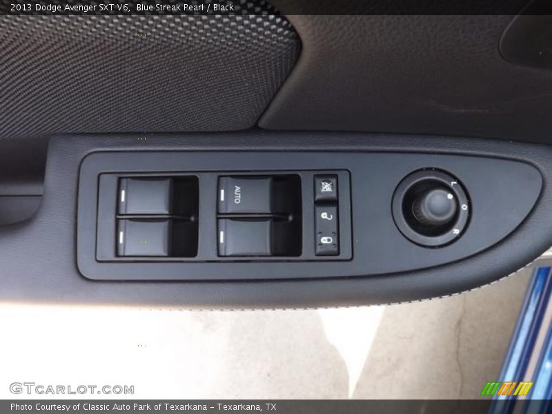 Blue Streak Pearl / Black 2013 Dodge Avenger SXT V6