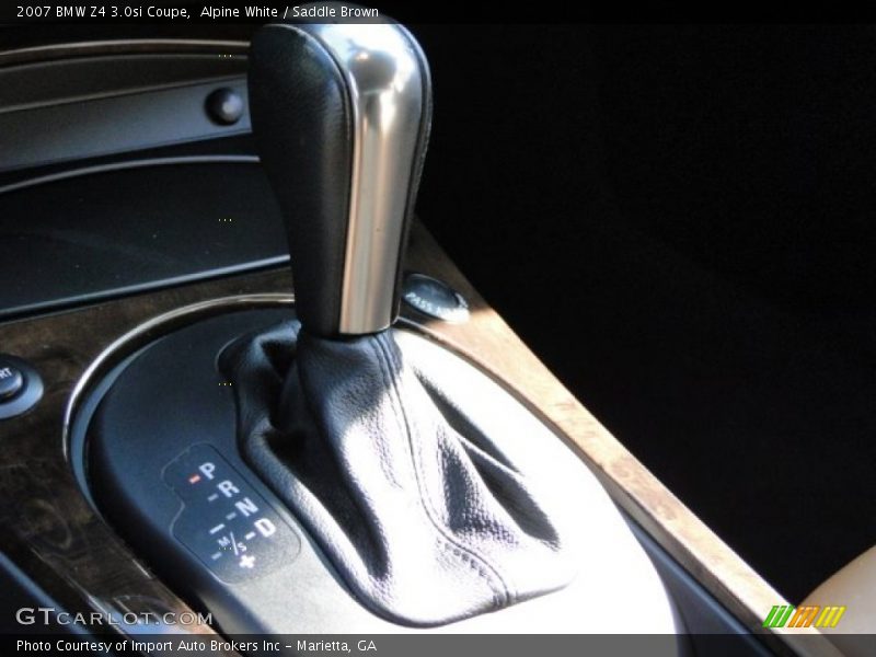  2007 Z4 3.0si Coupe 6 Speed Automatic Shifter