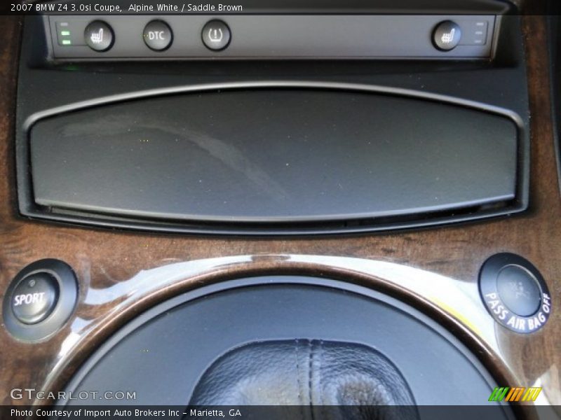 Alpine White / Saddle Brown 2007 BMW Z4 3.0si Coupe