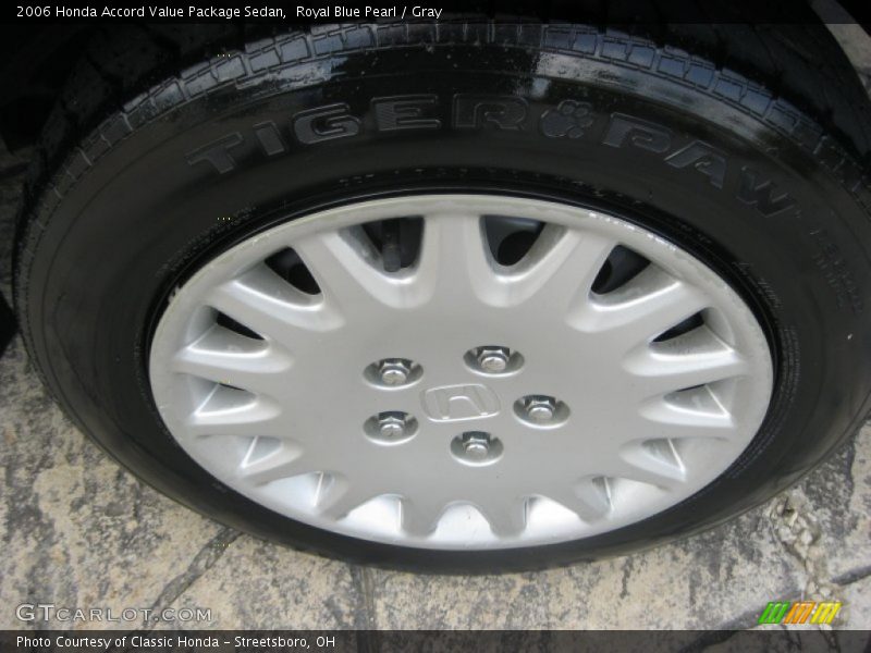 Royal Blue Pearl / Gray 2006 Honda Accord Value Package Sedan