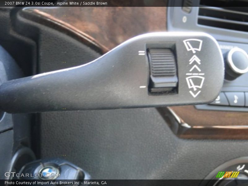 Alpine White / Saddle Brown 2007 BMW Z4 3.0si Coupe