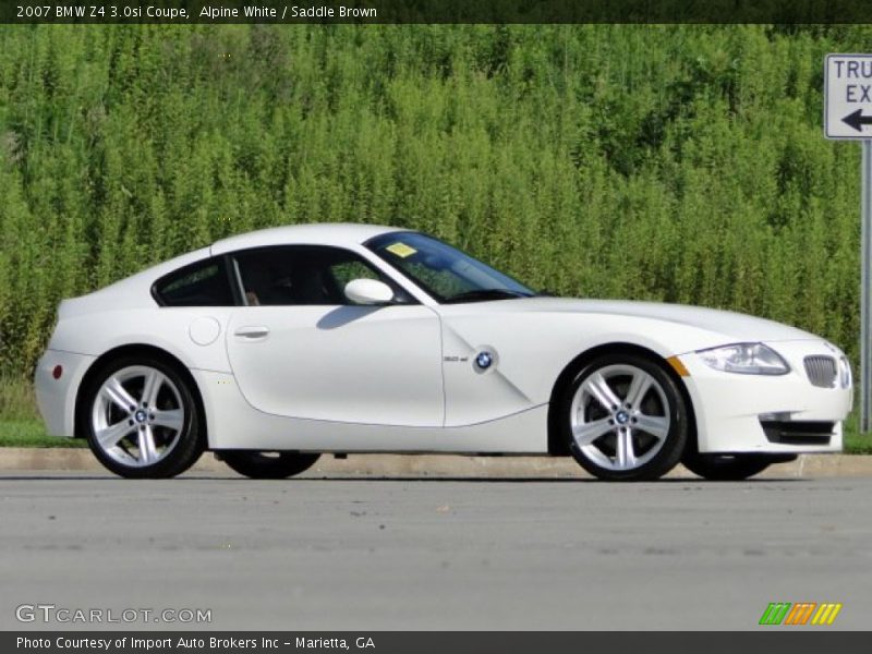  2007 Z4 3.0si Coupe Alpine White