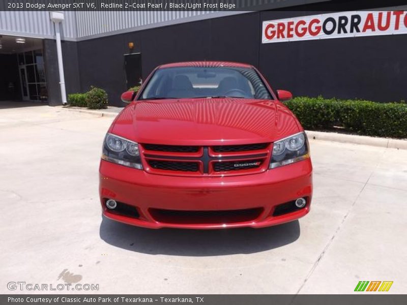 Redline 2-Coat Pearl / Black/Light Frost Beige 2013 Dodge Avenger SXT V6