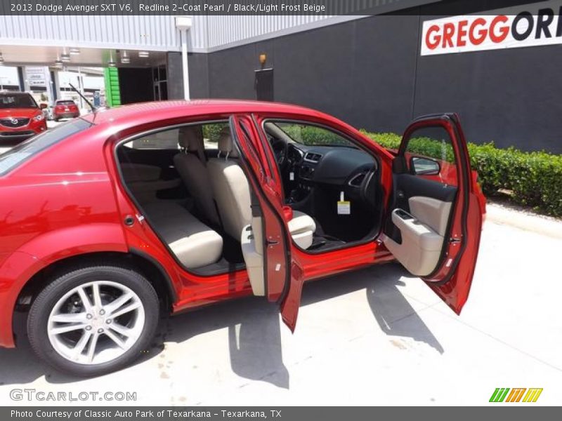 Redline 2-Coat Pearl / Black/Light Frost Beige 2013 Dodge Avenger SXT V6