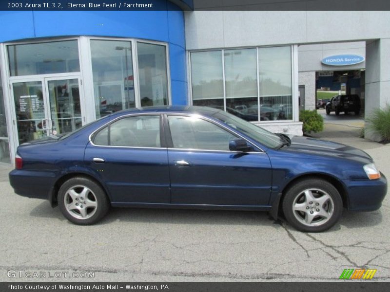 Eternal Blue Pearl / Parchment 2003 Acura TL 3.2