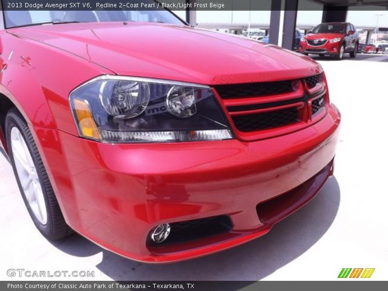 Redline 2-Coat Pearl / Black/Light Frost Beige 2013 Dodge Avenger SXT V6