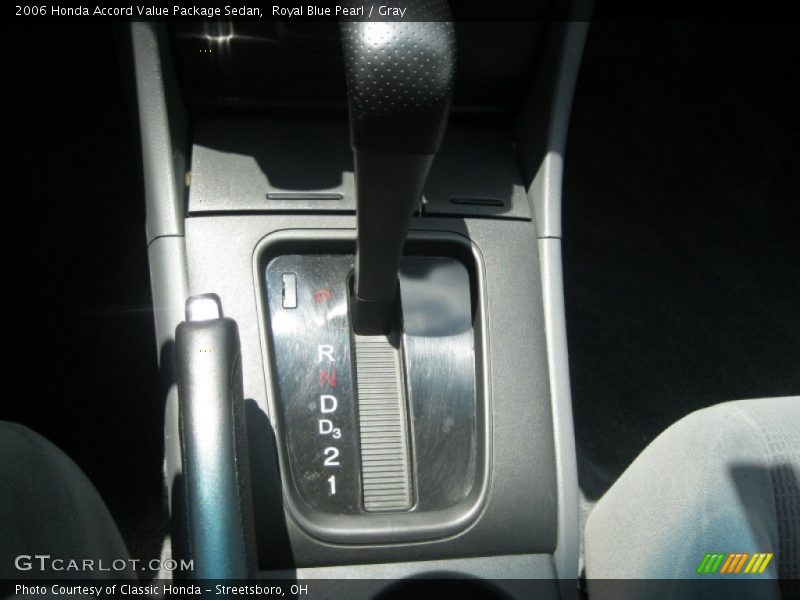 Royal Blue Pearl / Gray 2006 Honda Accord Value Package Sedan