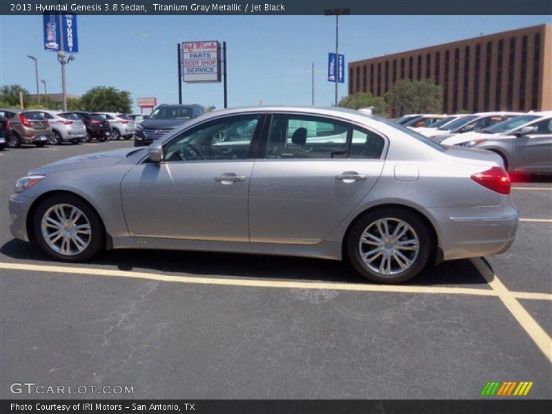 Titanium Gray Metallic / Jet Black 2013 Hyundai Genesis 3.8 Sedan