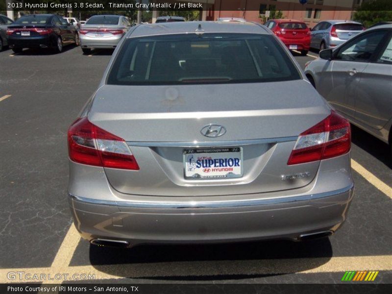 Titanium Gray Metallic / Jet Black 2013 Hyundai Genesis 3.8 Sedan
