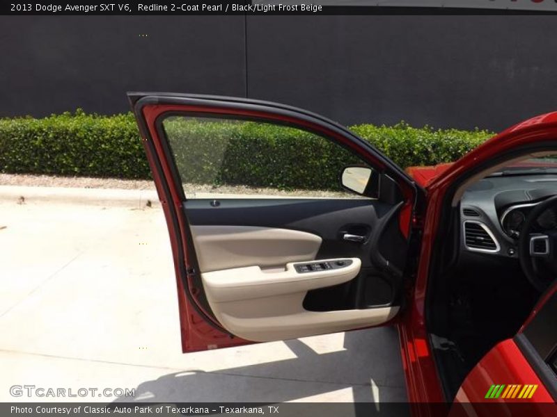 Redline 2-Coat Pearl / Black/Light Frost Beige 2013 Dodge Avenger SXT V6