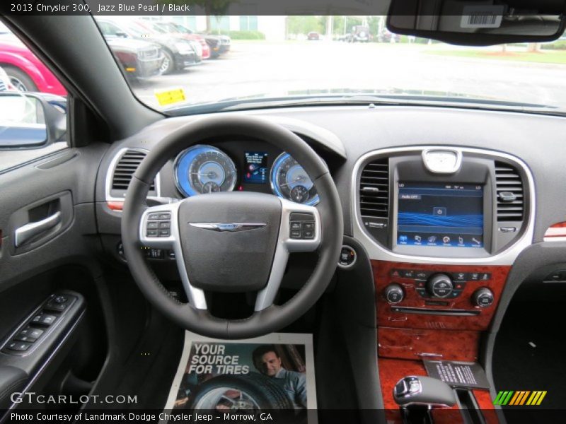 Jazz Blue Pearl / Black 2013 Chrysler 300