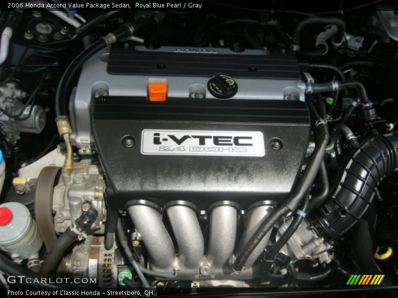 Royal Blue Pearl / Gray 2006 Honda Accord Value Package Sedan
