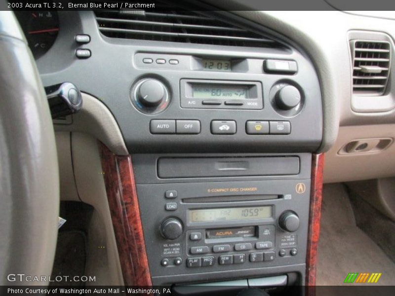 Eternal Blue Pearl / Parchment 2003 Acura TL 3.2