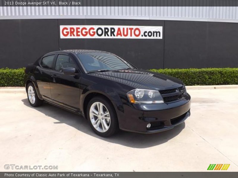 Black / Black 2013 Dodge Avenger SXT V6