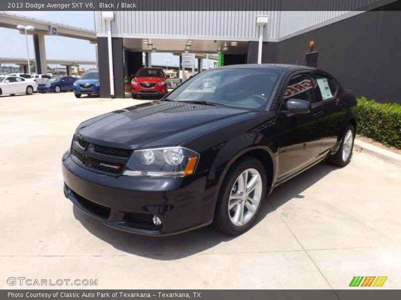 Black / Black 2013 Dodge Avenger SXT V6
