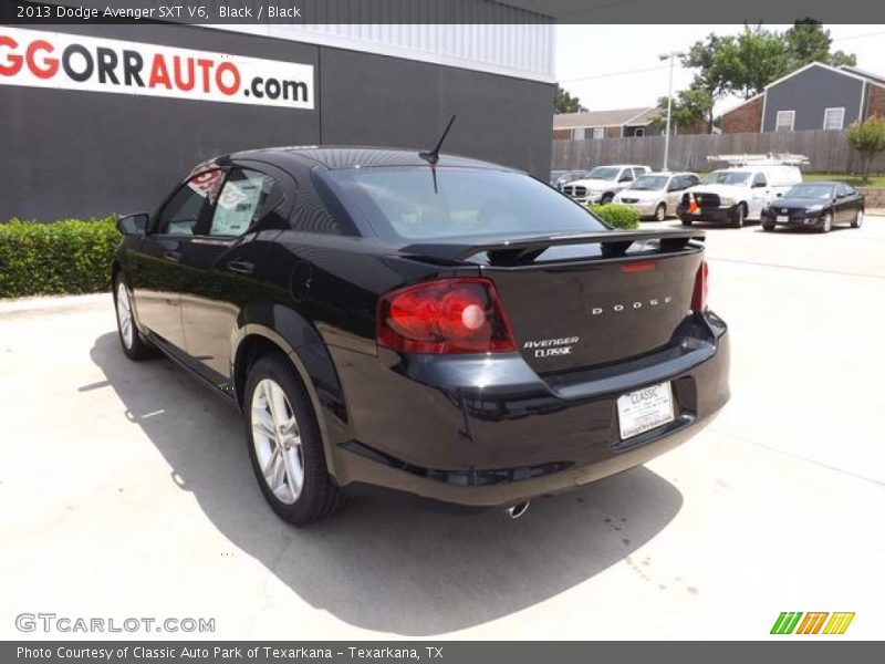 Black / Black 2013 Dodge Avenger SXT V6