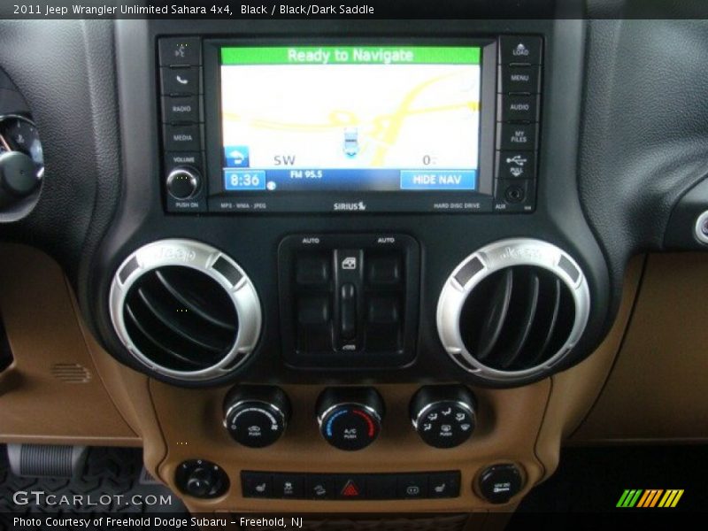Black / Black/Dark Saddle 2011 Jeep Wrangler Unlimited Sahara 4x4