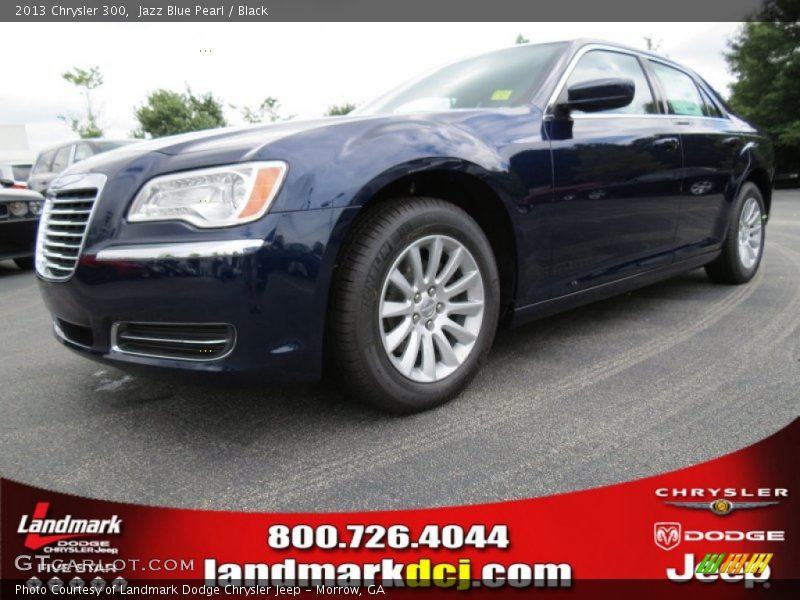 Jazz Blue Pearl / Black 2013 Chrysler 300