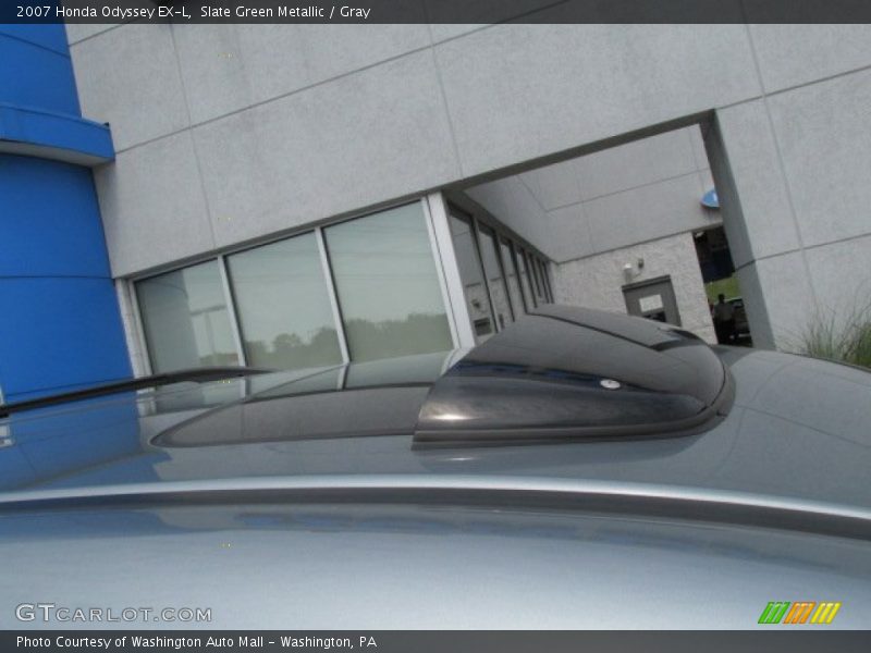 Slate Green Metallic / Gray 2007 Honda Odyssey EX-L