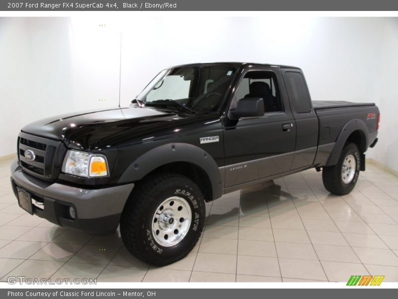 Black / Ebony/Red 2007 Ford Ranger FX4 SuperCab 4x4