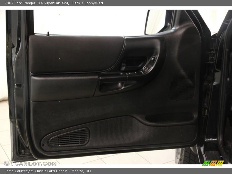 Black / Ebony/Red 2007 Ford Ranger FX4 SuperCab 4x4