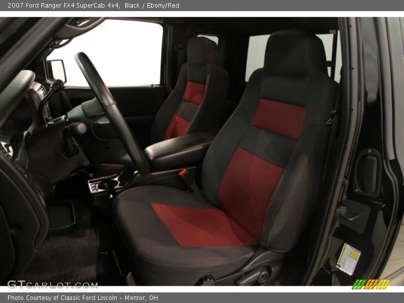 Black / Ebony/Red 2007 Ford Ranger FX4 SuperCab 4x4