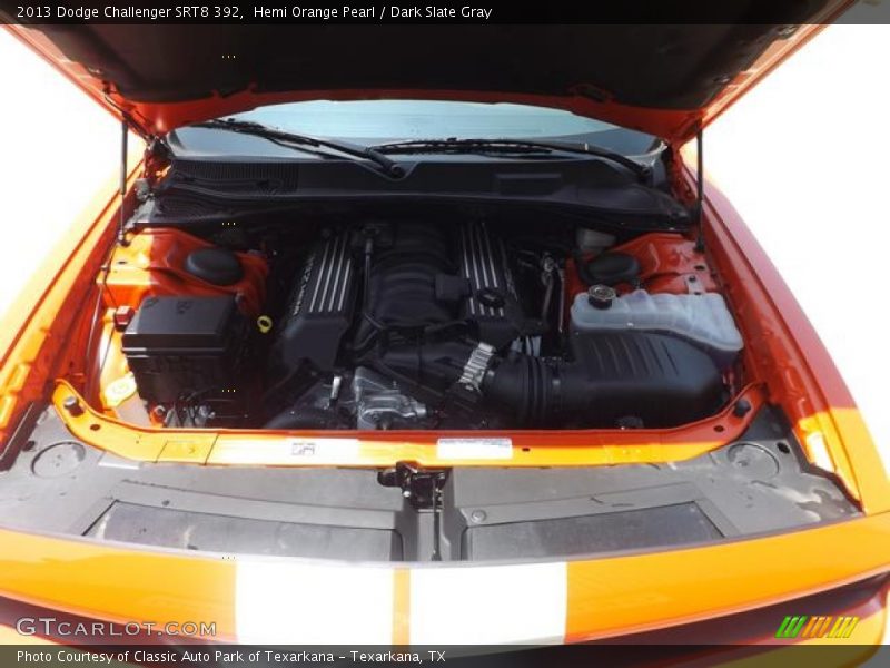 Hemi Orange Pearl / Dark Slate Gray 2013 Dodge Challenger SRT8 392