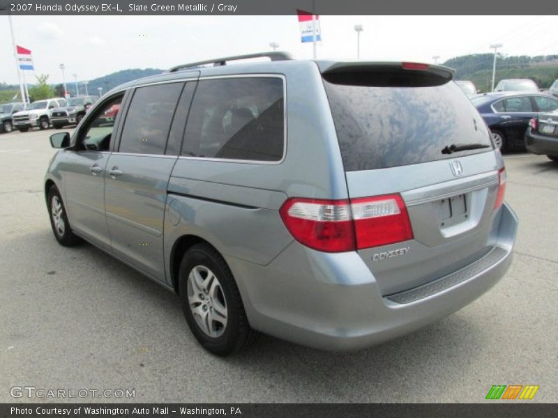 Slate Green Metallic / Gray 2007 Honda Odyssey EX-L