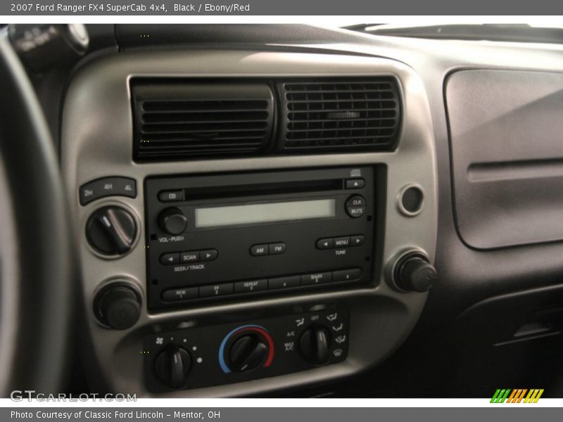 Black / Ebony/Red 2007 Ford Ranger FX4 SuperCab 4x4