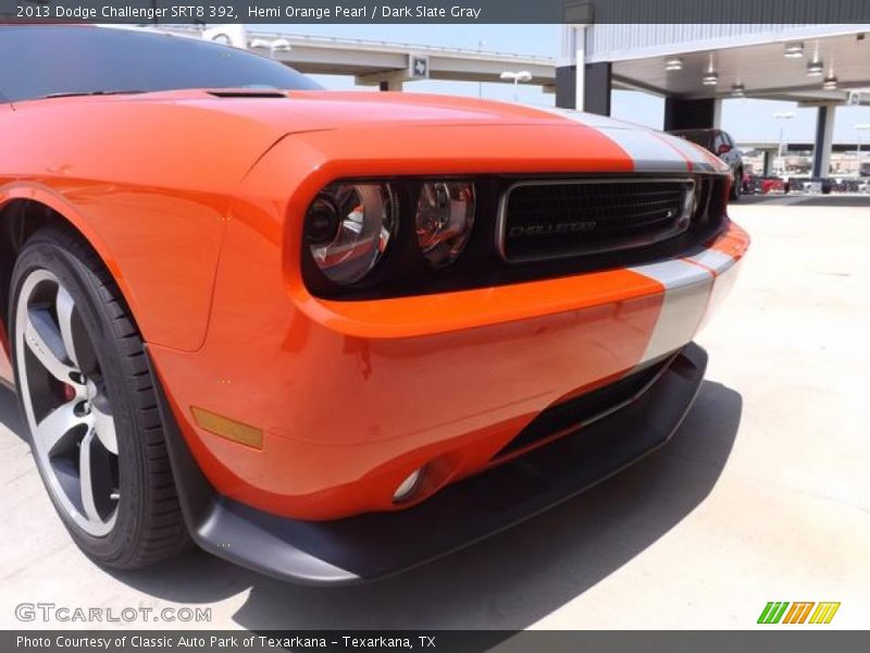 Hemi Orange Pearl / Dark Slate Gray 2013 Dodge Challenger SRT8 392