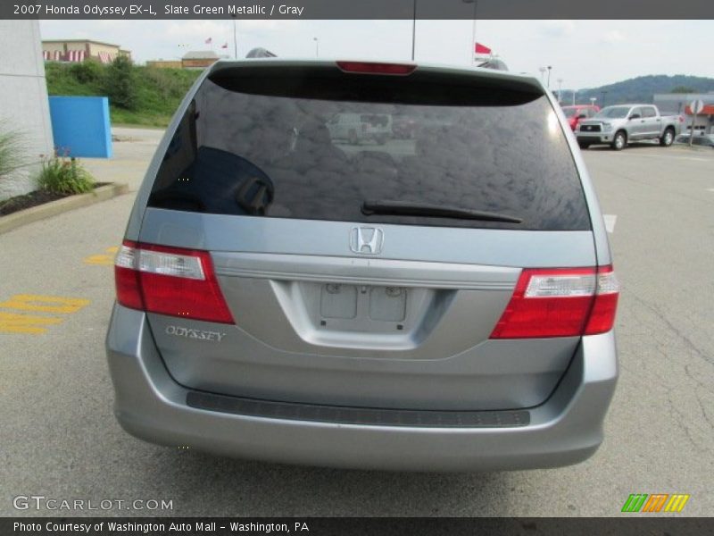 Slate Green Metallic / Gray 2007 Honda Odyssey EX-L