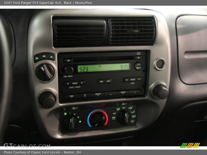Black / Ebony/Red 2007 Ford Ranger FX4 SuperCab 4x4