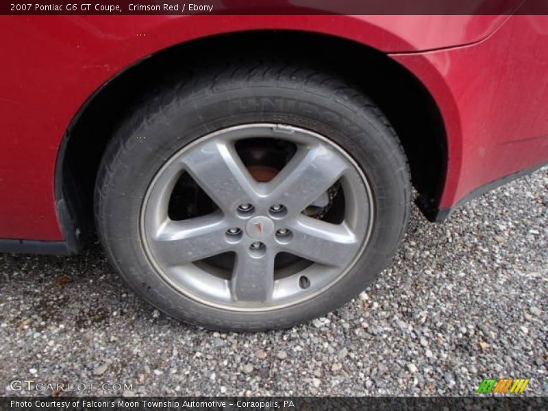 Crimson Red / Ebony 2007 Pontiac G6 GT Coupe