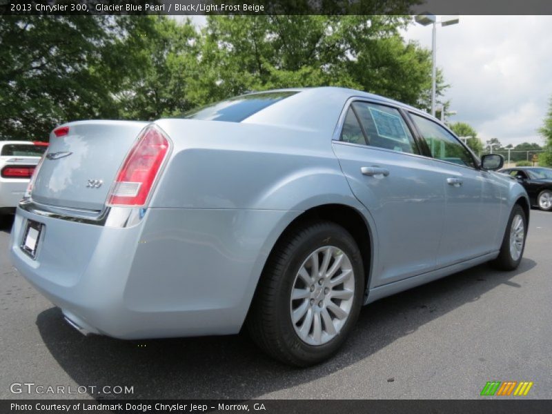 Glacier Blue Pearl / Black/Light Frost Beige 2013 Chrysler 300